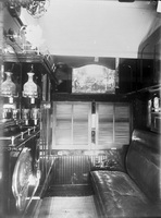 Interior of first class sleeping car