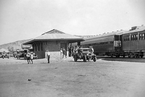 Ghan at Alice Springs, circa 1930