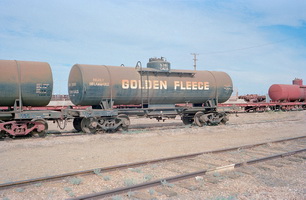 15.5.1981,Maree - tank wagon NTOD7990 Golden Fleece + in background tank wagon NTO237