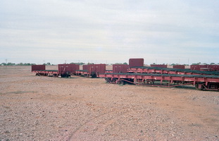15.5.1981,Marree - NRE1054 + NRE965 + foreground NRF953 + NRE972 + NRE1059 + NRE1027 + abandoned