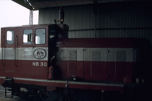 1<sup>st</sup> September 1985,Pichi Richi Railway Quorn NB30 diesel shunter 