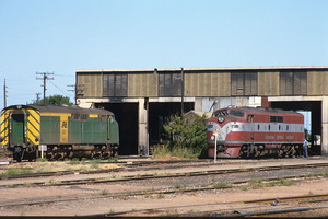 3.2.1986,GM5 green/gold GM28 maroon/silver Port Pirie