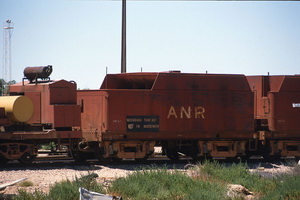 3<sup>rd</sup> February 1986,Port Augusta - Poison train wagons ex L class tenders 