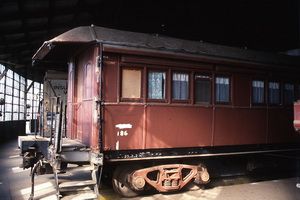 5<sup>th</sup> February 1986,vision testing car 186 Peterborough roundhouse