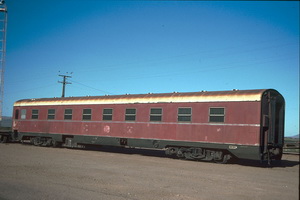 Second class sleeping car BRB 87 at Port Augusta on 6.4.1987