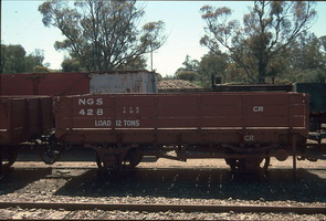 7.10.1996 Quorn - NGS 428 4-wheel open wagon