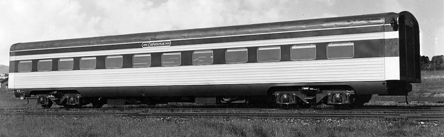 Exterior of Cafeteria car