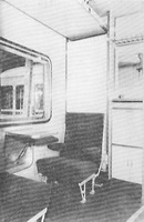 Sleeping compartment of a BRD class sleeper,circa 1961