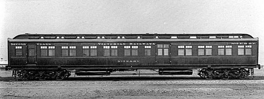 Composite second class/mail sorting van 5 ESBV as built, circa 1909