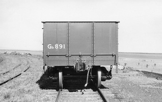 Commonwealth Railways,GB891 bogie Open Goods Wagon: Tare: 20 ton Max load 43 tons standard gauge