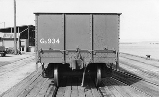 Commonwealth Railways,GB934 bogie Open Goods Wagon: Tare: 20 ton Max load 43 tons standard gauge