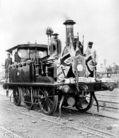 loco M43 decorated for Royal train - Duke of York Visit