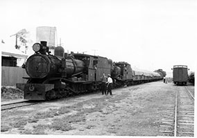 loco SAR T253 + T class on freight