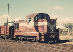 MDH1 shunting at Port Augusta, 23 March 1970