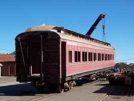 18.3.2005,Unloading of ARB13 at Midland Workshops for South Spur Rail Service